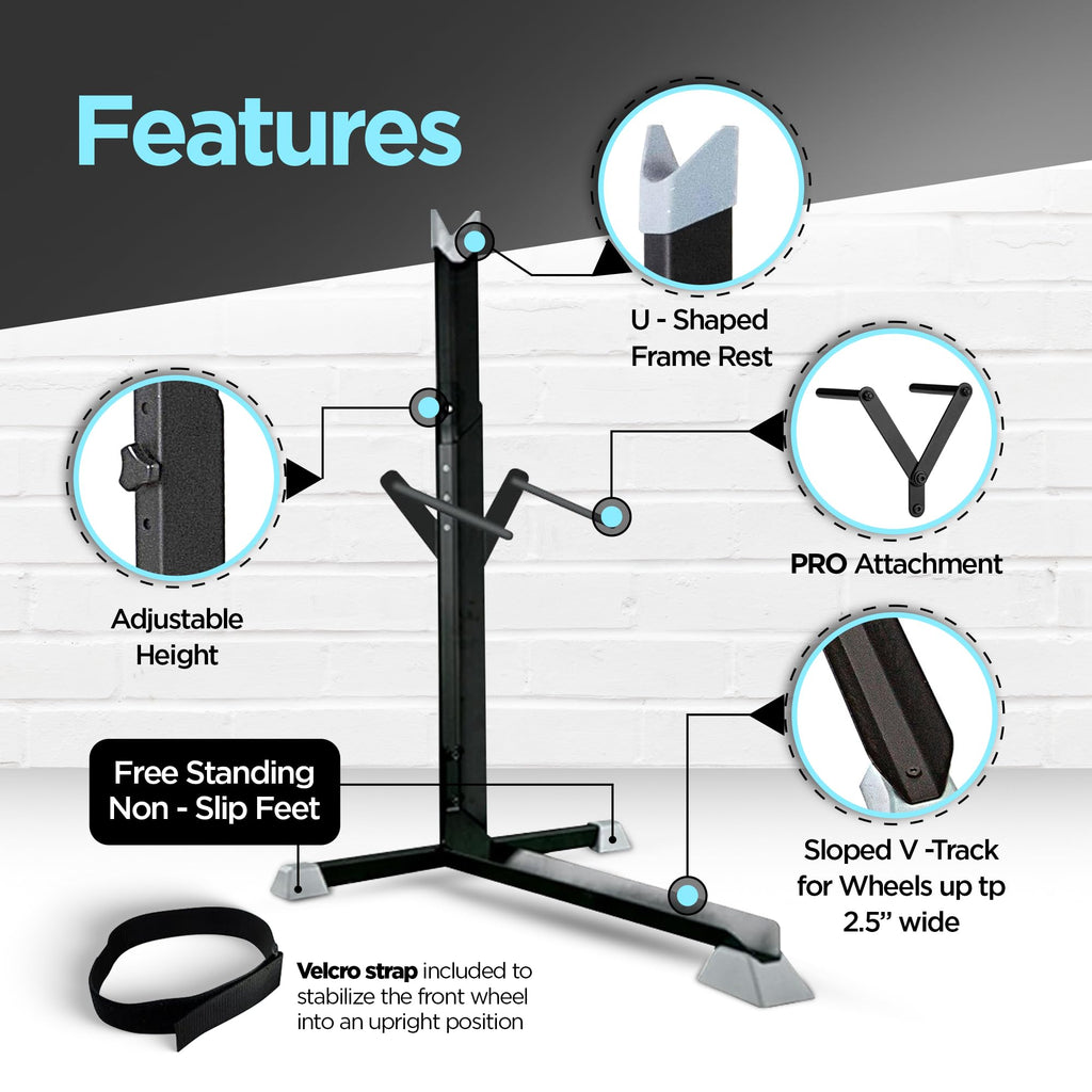 Bike Nook Bike Stand & Vertical Storage Rack The Original Vertical Bicycle Floor Stand For Garage Storage And Indoor And Outdoor