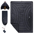 Iclimb 3M Thinsulate Insulation Warm Camping Blanket Ultralight Compact (Black, 1 Lb)