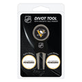 Team Golf Nhl Pittsburgh Penguins Divot Tool Pack With 3 Golf Ball Markers Divot Tool With 3 Golf Ball Markers Pack, Markers Are