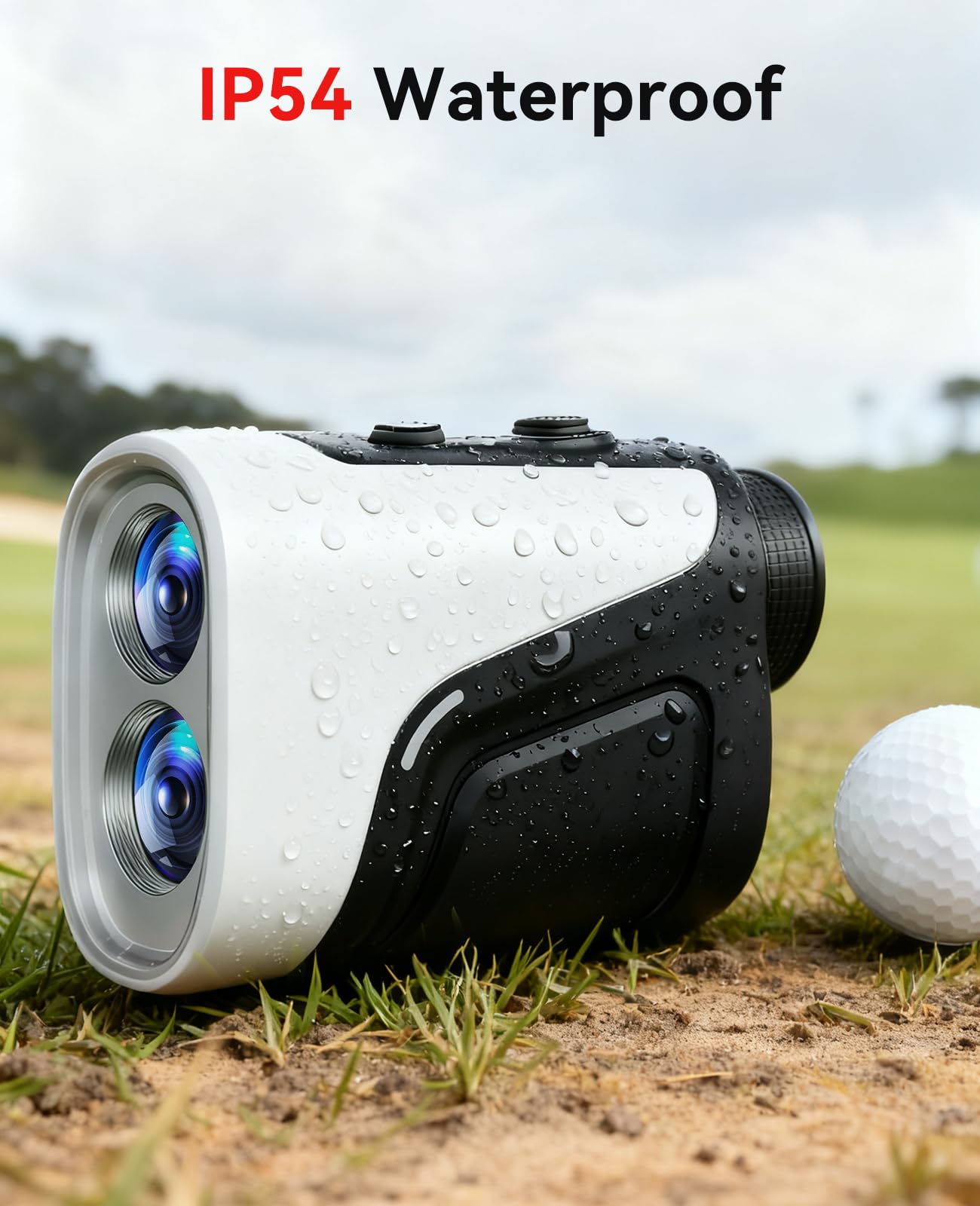 Hoorola Range Finder Golf, 1200 Yards Rangefinder with Slope, Magnetic Stripe, 7X Magnification, IP54 Water Resistant, Rechargea