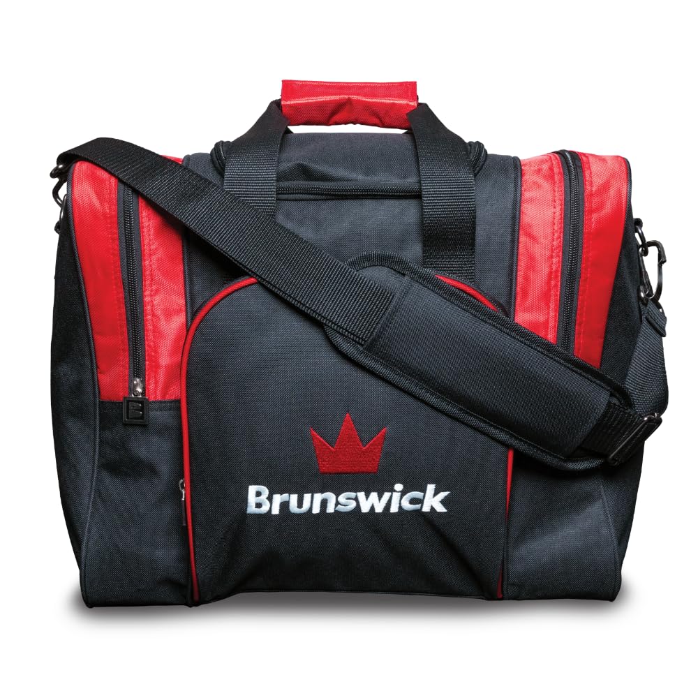 Brunswick Attack Single Tote Bowling Bag (Grey)