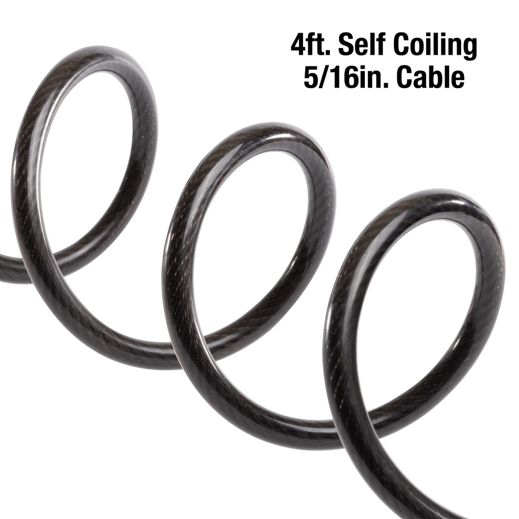 Master Lock Bike Lock Cable With Combination Black, 8143D