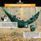 Covacure Camping Hammock - Lightweight Double Hammock, Hold Up To 772Lbs, Portable Hammocks For Indoor, Outdoor, Hiking, Camping