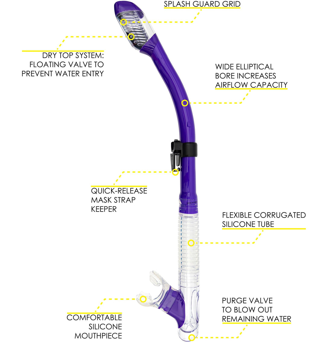 Cressi Tao Dry, Purple