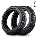 FOXNSK 8.5 Inch Solid Tire Tyre for Mijia M365, Front/Rear Rubber Tire Wheel Replacement for Electric Scooter 8 1/2x2 Anti-Slip 