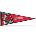 Rico Industries Nfl Football Tampa Bay Buccaneers Primary 12'' X 30'' Felt Wall D  Cor Pennant - Great For Home/Bed Room/Man Cav