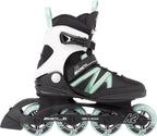 K2 Kinetic 80 Pro Sage Womens Inline Skates - Black/Sage / 10.0