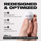 Battlepulse 300-Hr Lighting Time Glow In The Dark Golf Balls With Mesh Bag  Water Resistant Glow Golf Balls  6 Pc Light Up Golf