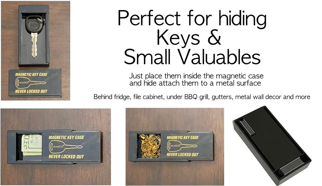 Hide A Key Holder Magnetic Under Car Extra Key House Shed Rv Boat Truck Never Lock Out Home Vehicle Office Storage Spare Keys La