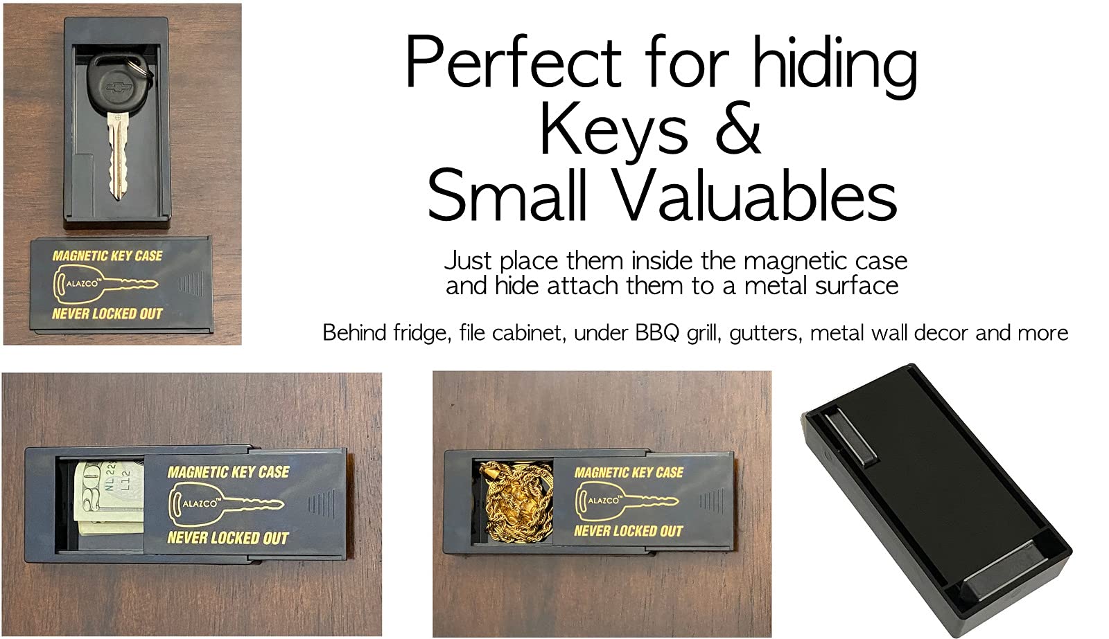 Hide A Key Holder Magnetic Under Car Extra Key House Shed Rv Boat Truck Never Lock Out Home Vehicle Office Storage Spare Keys La