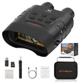 Night Vision Goggles,4K Infrared Night Vision Binoculars For Viewing In 100% Darkness With Hd Large Screen, 5X Digital Zoom & 7 