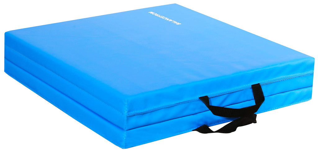 Balancefrom Three Fold Folding Exercise Mat With Carrying Handles For Mma, Gymnastics And Home Gym Protective Flooring, 15-Inch