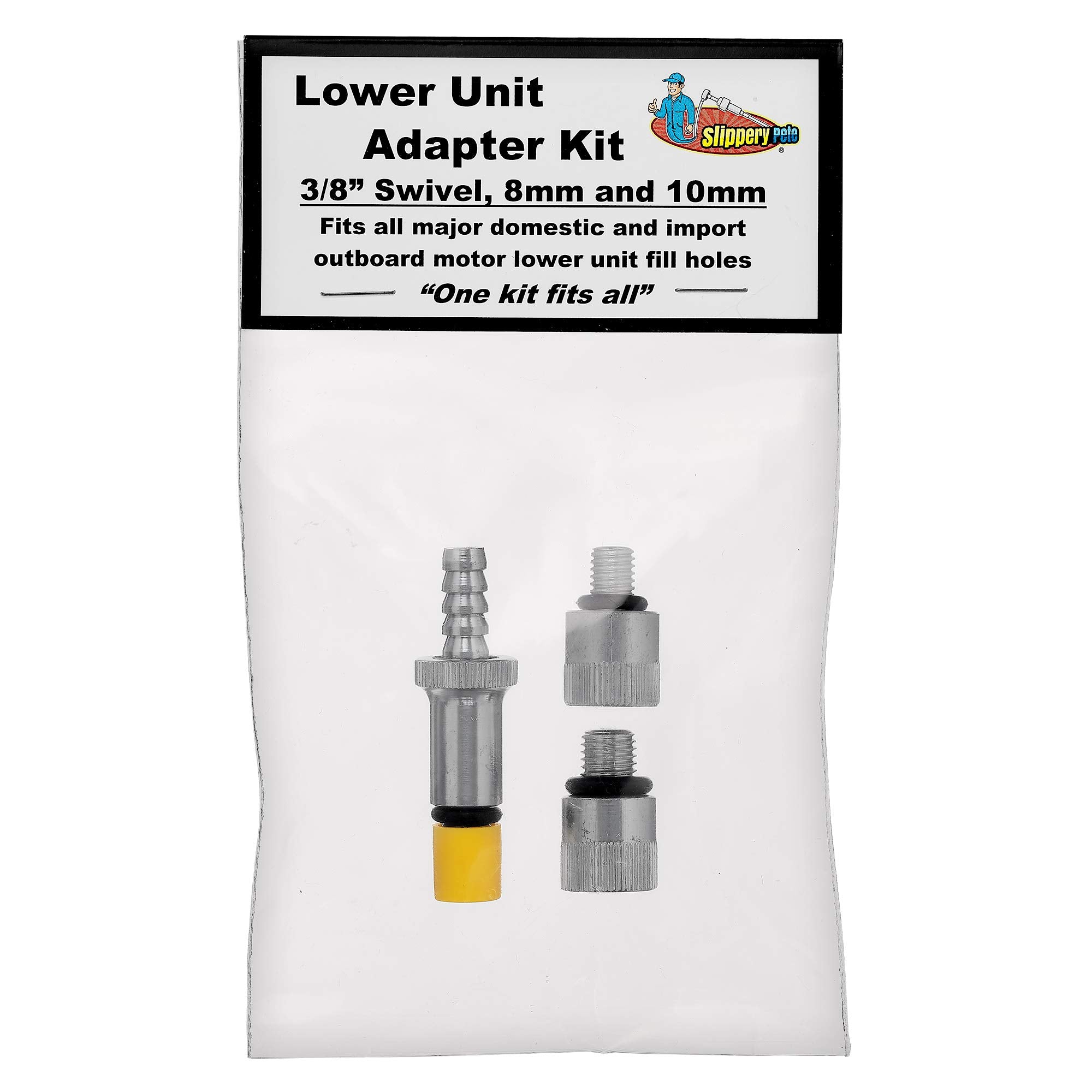 Lower Unit Adapters Fit Most Major Brands Outboard Motor(3/8 Inch Swivel/10Mm/8Mm) Does Not Fit Volvo Penta