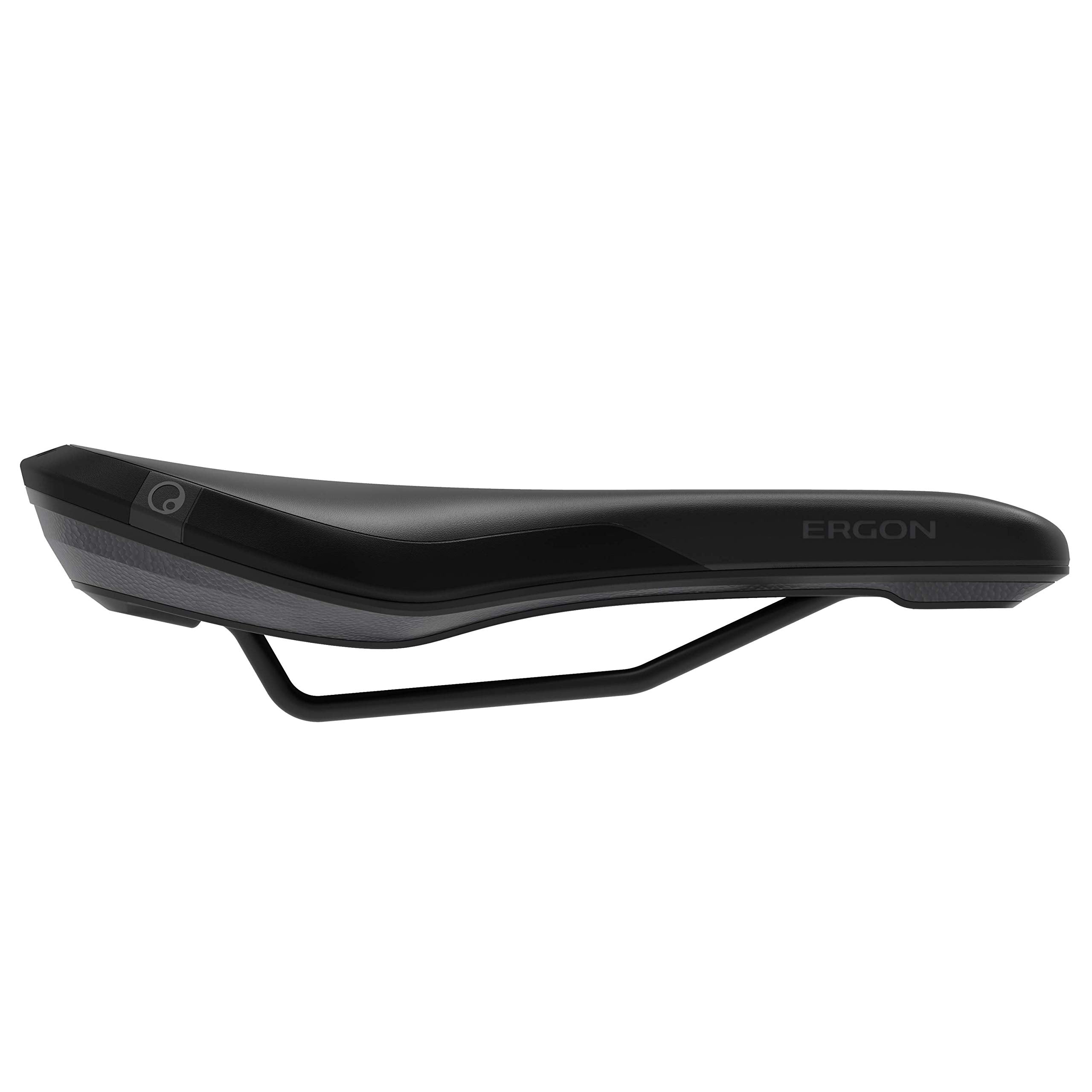 Ergon Smc Core Men'S Bike Saddle, Ergonomic, Mountain Mtb/Touring, Innovative Floating Seat, (1) Saddle, Black Medium/Large