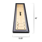Franklin Sports 2-In-1 Shuffleboard Table And Curling Set - Portable Tabletop Set Includes 8 Rolling Mini Pucks - 45''