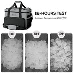 Tourit Cooler Bag 46-Can Insulated Soft Cooler Portable Cooler Bag 32L Lunch Coolers For Picnic, Beach, Work, Trip, Grey