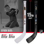 Franklin Sports Nhl Anaheim Ducks Mini Hockey Set - Kids Indoor Knee Hockey Goal, Ball, + 2 Mini Hockey Stick Combo Set - Youth