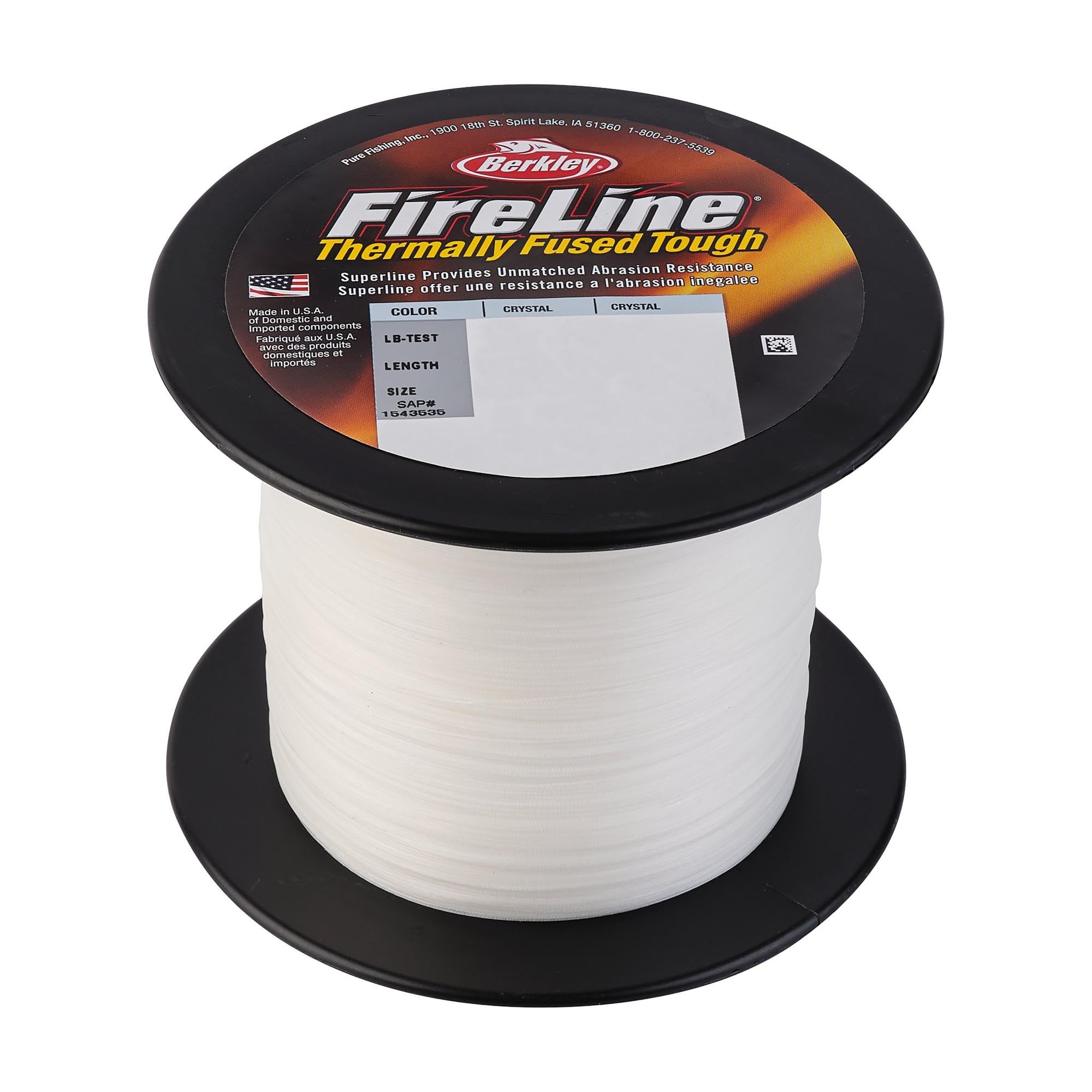 Berkley Fireline Superline, Flame Green, 20Lb | 9Kg, 1500Yd | 1371M Fishing Line, Suitable For Freshwater Environments