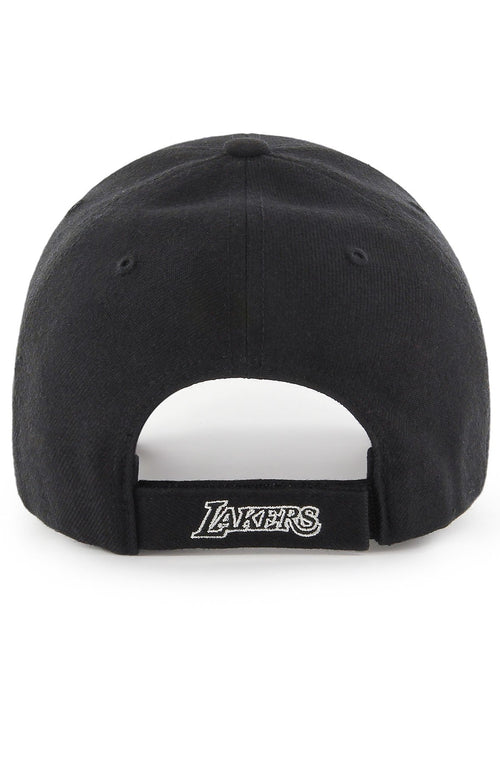 '47 Los Angeles Lakers Black White Mvp Adjustable Hat