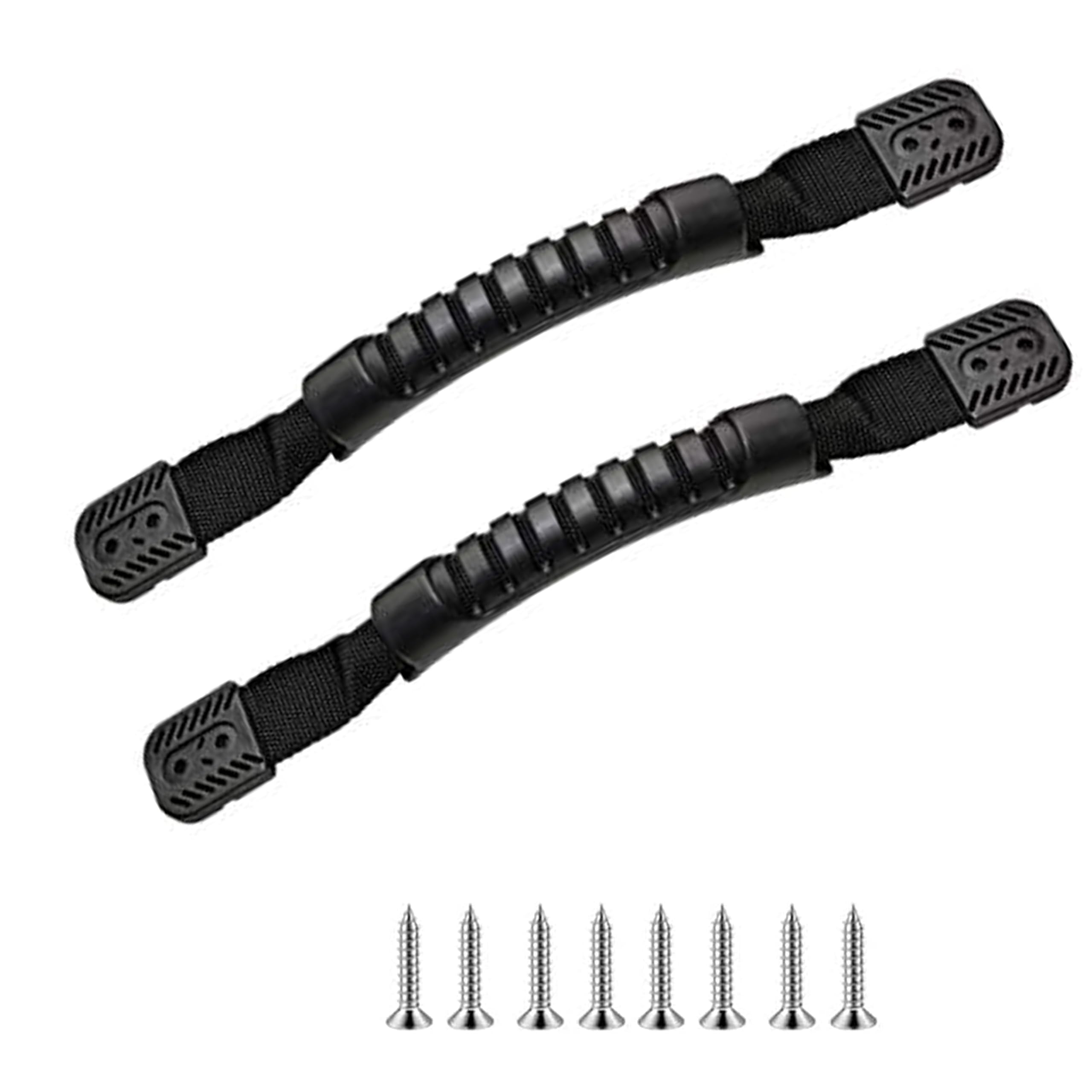 TLAOISUS Kayak Carry Handles for Kayaks Suitcase Luggage Molded Webbing Handle Replacement Nylon Rubber Carry Handles 2 Pack