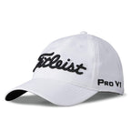 Titleist Men'S Tour Performance Golf Hat, Staff White/Black