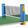 Hipiwe Retractable Table Tennis Net Replacement, Ping Pong Net And Post, 6 Feet(1.8M, Fits Tables Up To 2.0 Inch (5.0 Cm) (Blue)