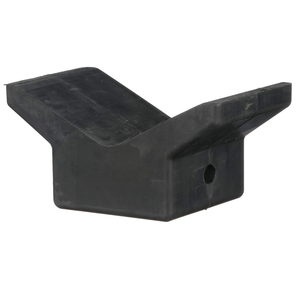 Attwood 11202-1 Boat Trailer Rubber Bow Stop V-Block, Black, 4-Inch By 4-Inch