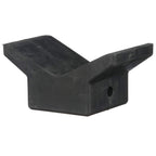 Attwood 11202-1 Boat Trailer Rubber Bow Stop V-Block, Black, 4-Inch By 4-Inch