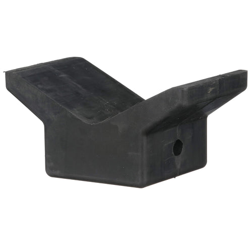 Attwood 11202-1 Boat Trailer Rubber Bow Stop V-Block, Black, 4-Inch By 4-Inch