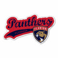 Rico Industries Nhl Florida Panthers Distressed Shape Cut Pennant - Home And Living Room D  Cor - Soft Felt Ez To Hang 18X0.10X1