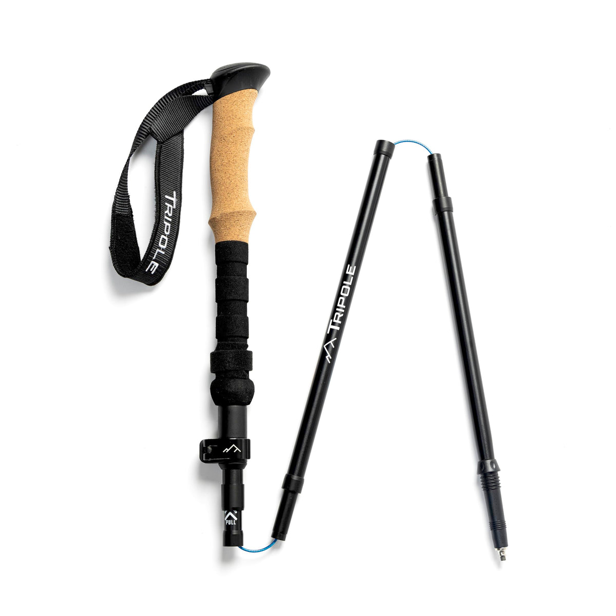 Tripole Trailcore Foldable Trekking And Hiking Pole | Alu7075 | Lightweight | Single Pole