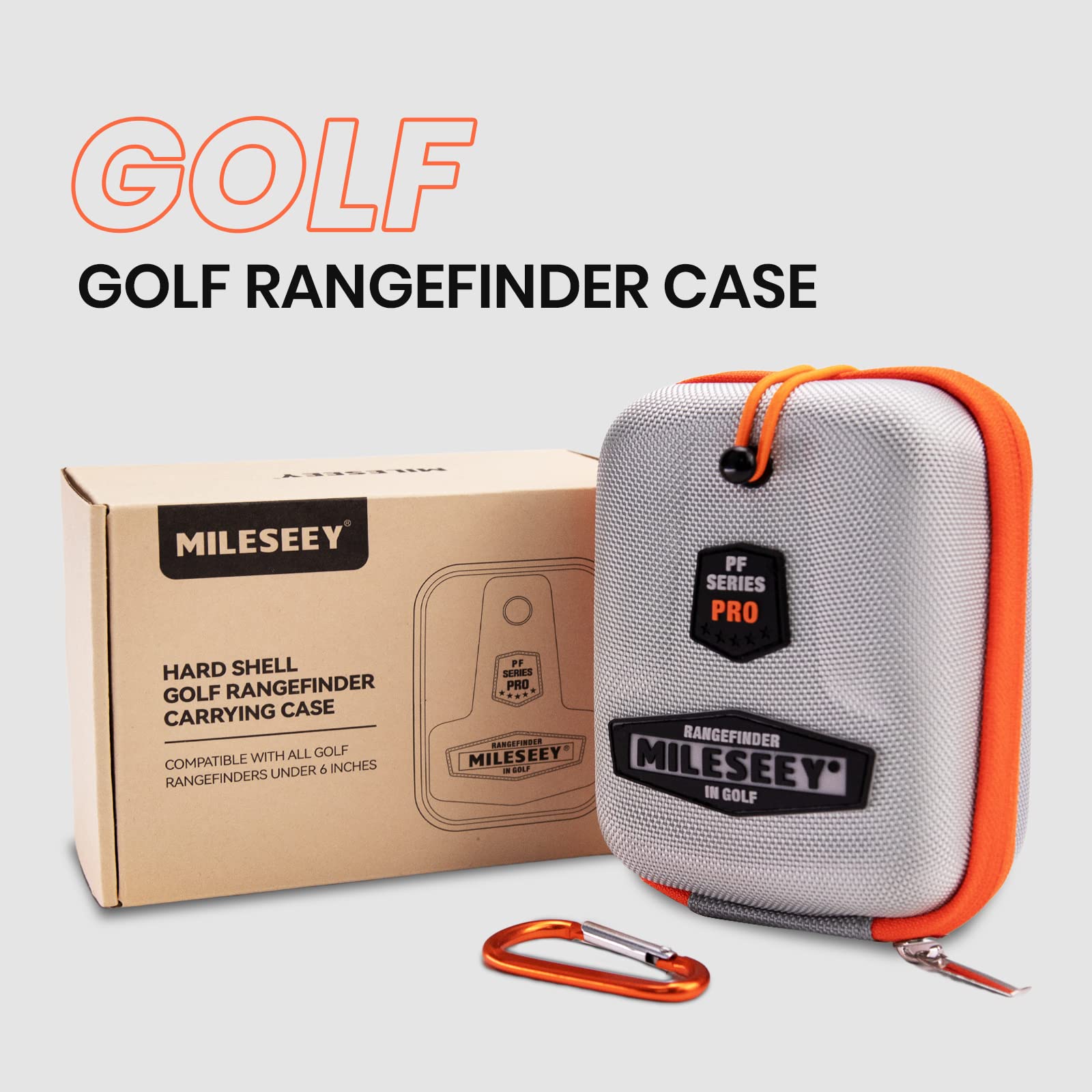 Mileseey Golf Rangefinder Case Hard Shell Case For Golf Range Finder Compatible With Bushnell, Callaway & Tectectec - Universal