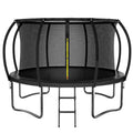 Kiivakii Trampoline 12FT 14FT, Outdoor Trampolines for Kids and Adults, Recreational Trampoline with Enclosure Net & Ladder, Rou
