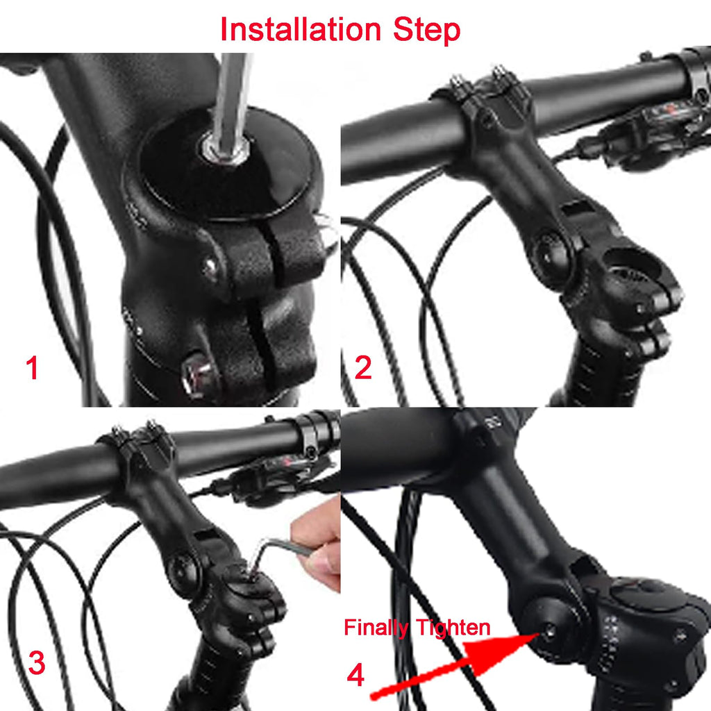 Cotouxker Bike Stem Riser, Bicycle Handlebar Risers Extender For 28.6Mm Fork Stem Increase Height