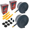 Bike Tube 20 X 1.95/2.125/1.75 2 Pack - Fits Most 20'' Bike Tire Tube From 1.75 To 2.125 With 3 Levers 6 Self-Adhesive Round Pat