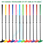 Liliful 12 Pack Golf Putters For Kids Two Way Mini Golf Putter With 12 Golf Balls Bulk Putter For Right Or Left Handed Golfers A