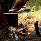 Hellfire Bushcraft Grill Stainless Steel Campfire Cooking Grate (2-Pack) Portable Camping Grate For Fire Cooking Bbq - Canvas Ca
