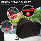 Topcrown Bike Cover Waterproof Outdoor Storage for 1 Bike, Bicycle Cover Rain Sun UV Dust Wind Proof with Storage Bag for Mounta