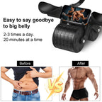 Bersauji 2025 New Ab Roller Wheel with Knee Mat &Timer, Automatic Rebound Abdominal Wheel, Ab Abdominal Exercise Roller with Elb