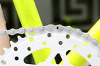 Zonkie Single-Speed Bicycle Chain 1/2 X 1/8 Inch 116 Links (White, 1/2'' 1/8'' 116 Links)