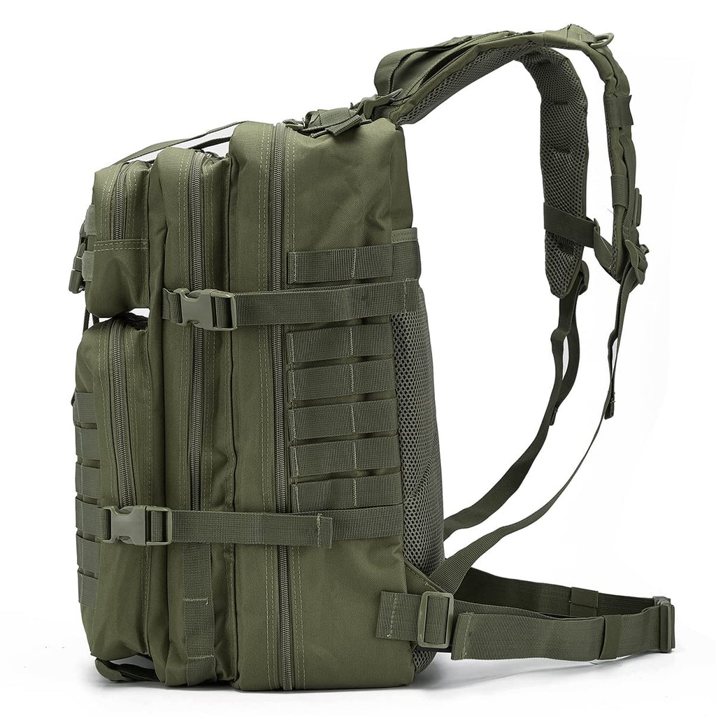 Qt&Qy 45L Military Tactical Backpacks For Men Camping Hiking Trekking Daypack Bug Out Bag Lage Molle 3 Day Assault Pack