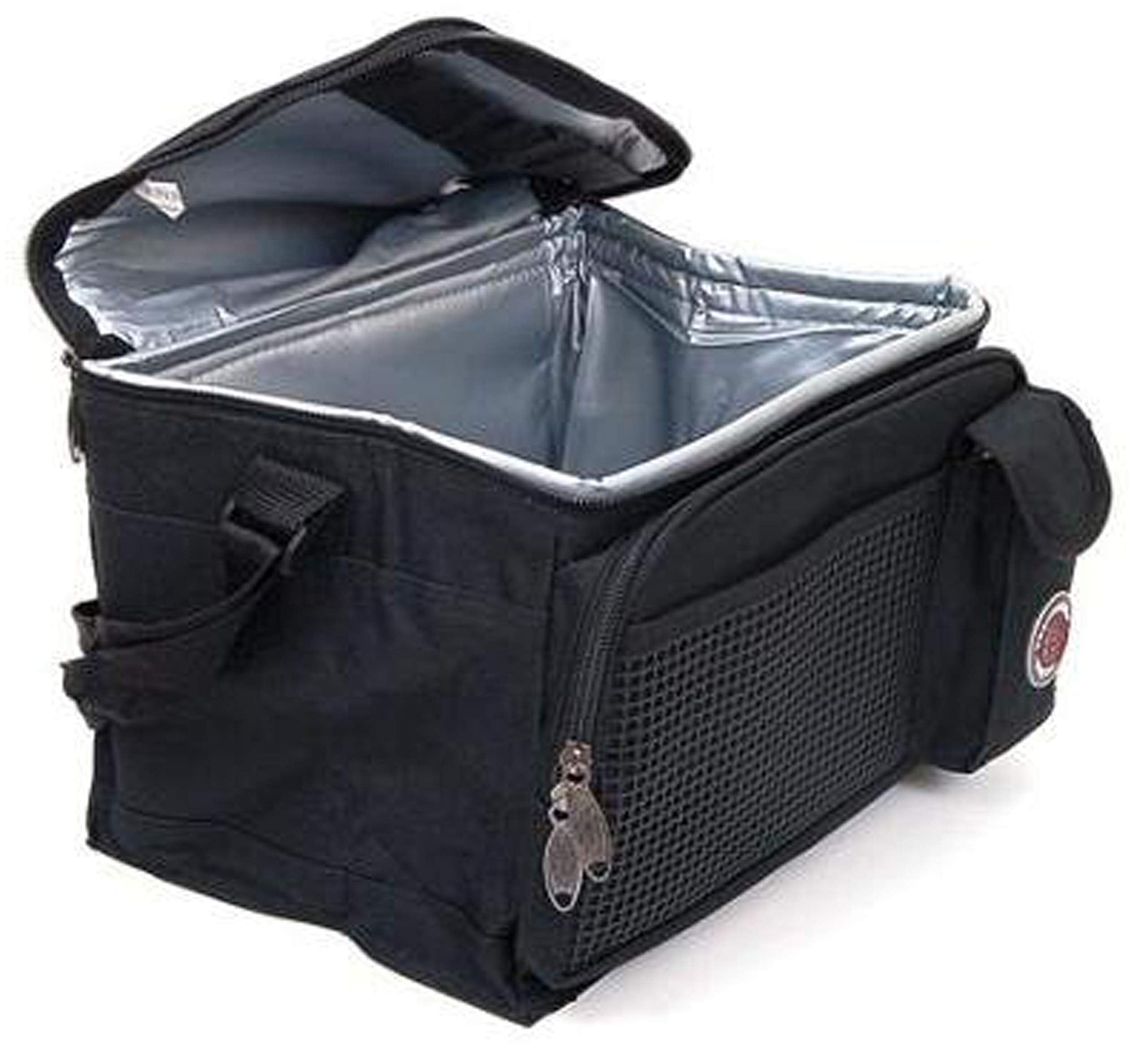 Transworld Durable Deluxe Insulated Lunch Cooler Bag (Black, 9-Inch)