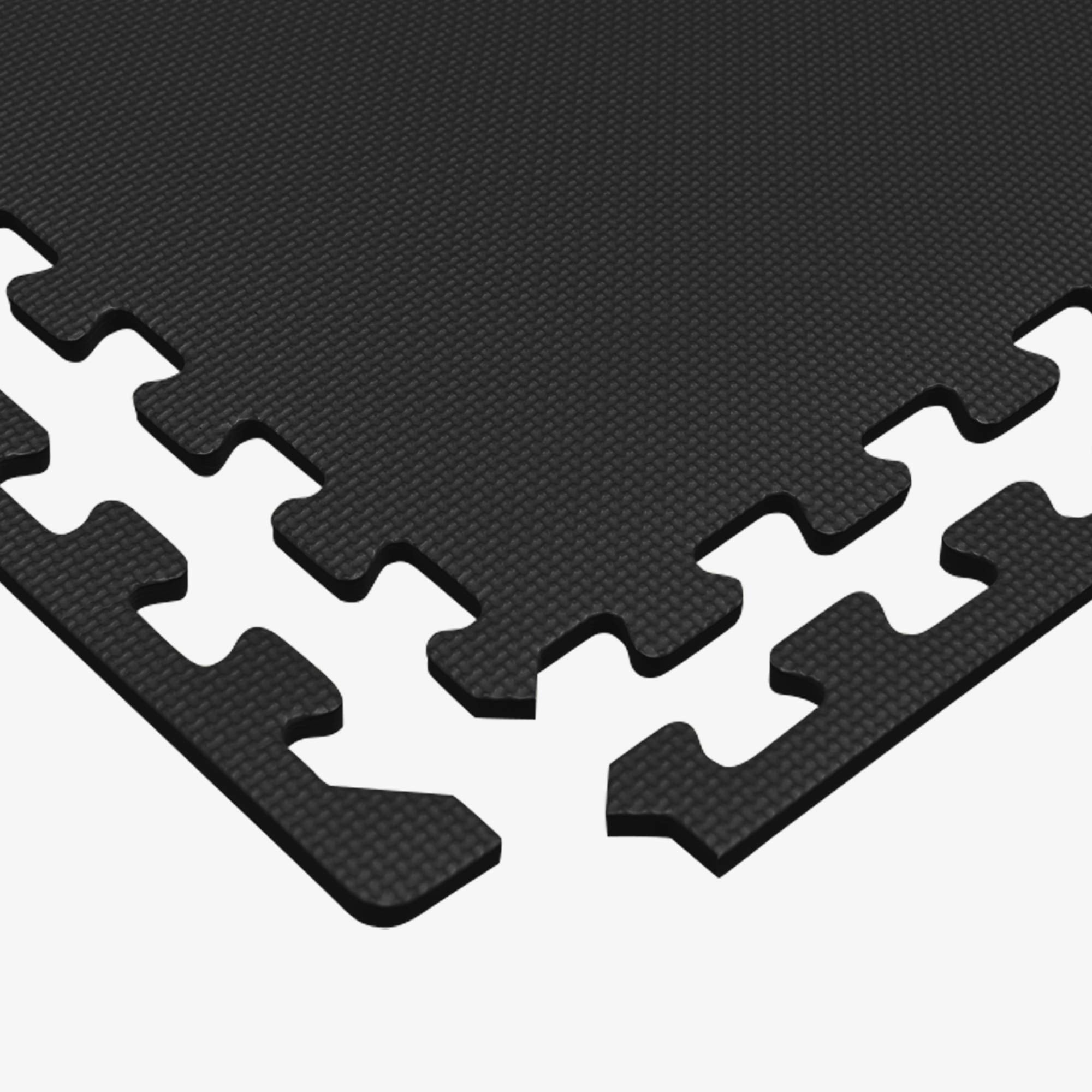 We Sell Mats Interlocking Anti-Fatigue Eva Foam Floor Mat, Brown, 6 Pack