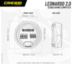 Cressi Leonardo, Blackgrey