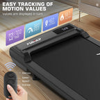 Funmily Treadmills For Home,2.5Hp Under Desk Walking Pad Treadmill,300 Lbs Weight Capacity Portable Running Machine With Remote