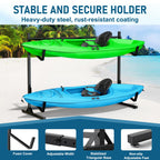 Lxvooee Kayak Storage Rack, Heavy Duty Freestanding Kayak Rack For 2 Kayaks, Canoe, Surfboard And Paddle Board Adjustable Kayak