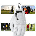 Cosmos Golf Glove Grabber Holder Golf Glove Belt Keeper Strap, Both Sides Loop With Metal Clip And Keyring, On Course Golf Club