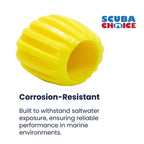 Scuba Choice Scuba Diving Tank Cylinder Valve Knob - Oval Shape, Yellow