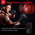 Liberlupus Mma Gloves For Men & Women, Martial Arts Bag Gloves, Kickboxing Gloves With Open Palms, Boxing Gloves For Punching Ba