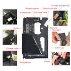 Xuanlan Emergency Survival Kit 13 In 1, Outdoor Survival Gear Tool With Survival Bracelet, Fire Starter, Whistle, Wood Cutter, W